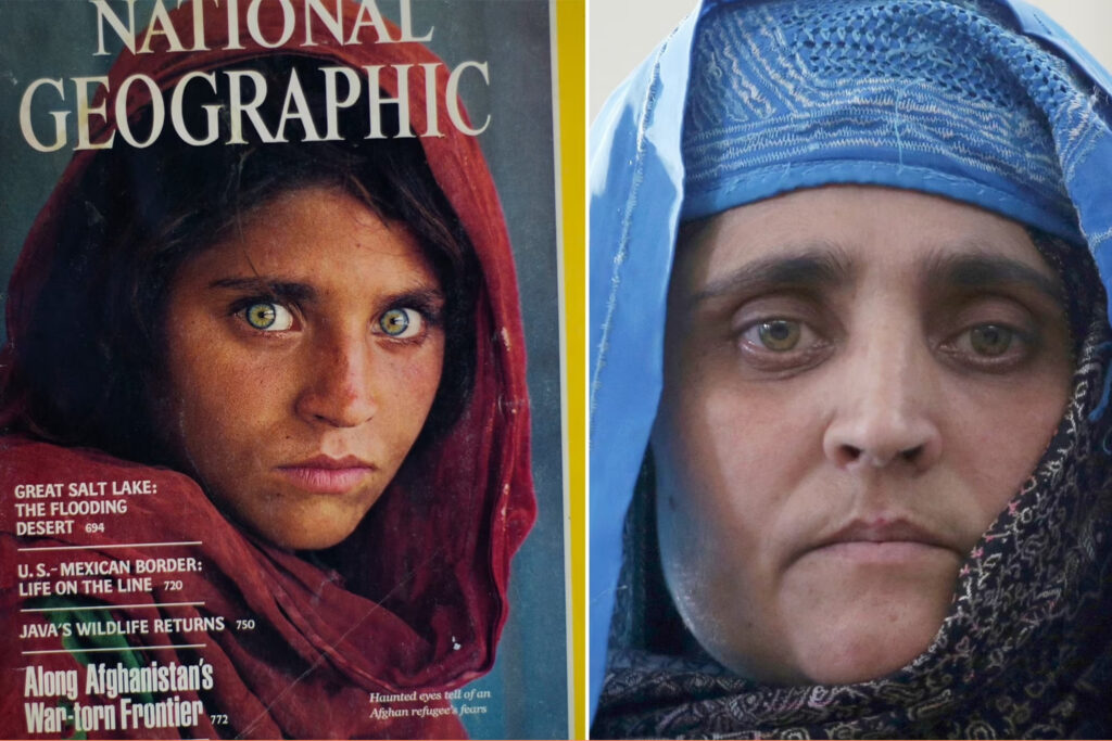 Sharbat Bibi, la niña afgana.